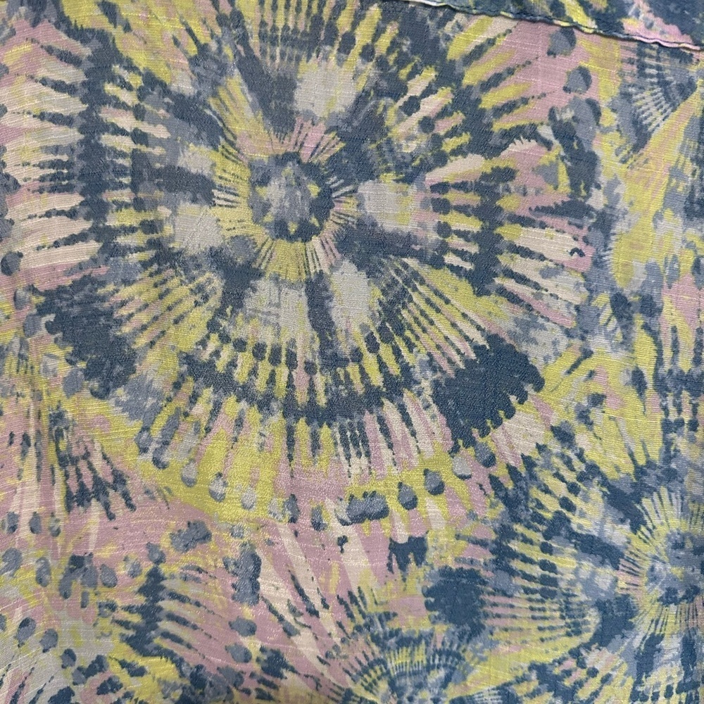 Ruby Rd. Multicolor Tie-Dye Button Down Shirt - Picture 6 of 9